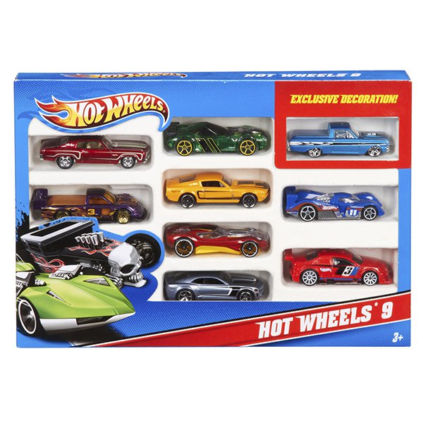 Hot Wheels Подарочный набор из 10 машинок 54886