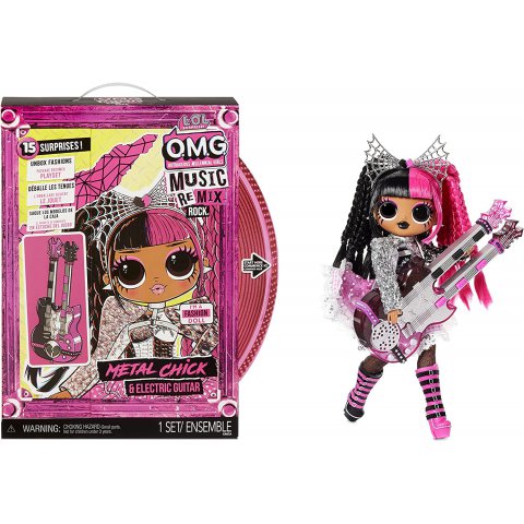 L.O.L. Surprise! OMG Рок - кукла Ремикс Metal Chick с электрогитарой 577577