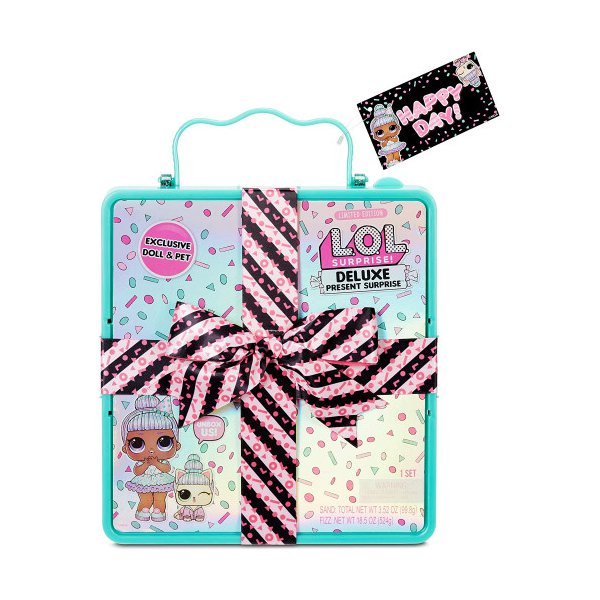 Набор L.O.L. Surprise Deluxe Present Surprise с эксклюзивной куклой Sprinkles и питомцем